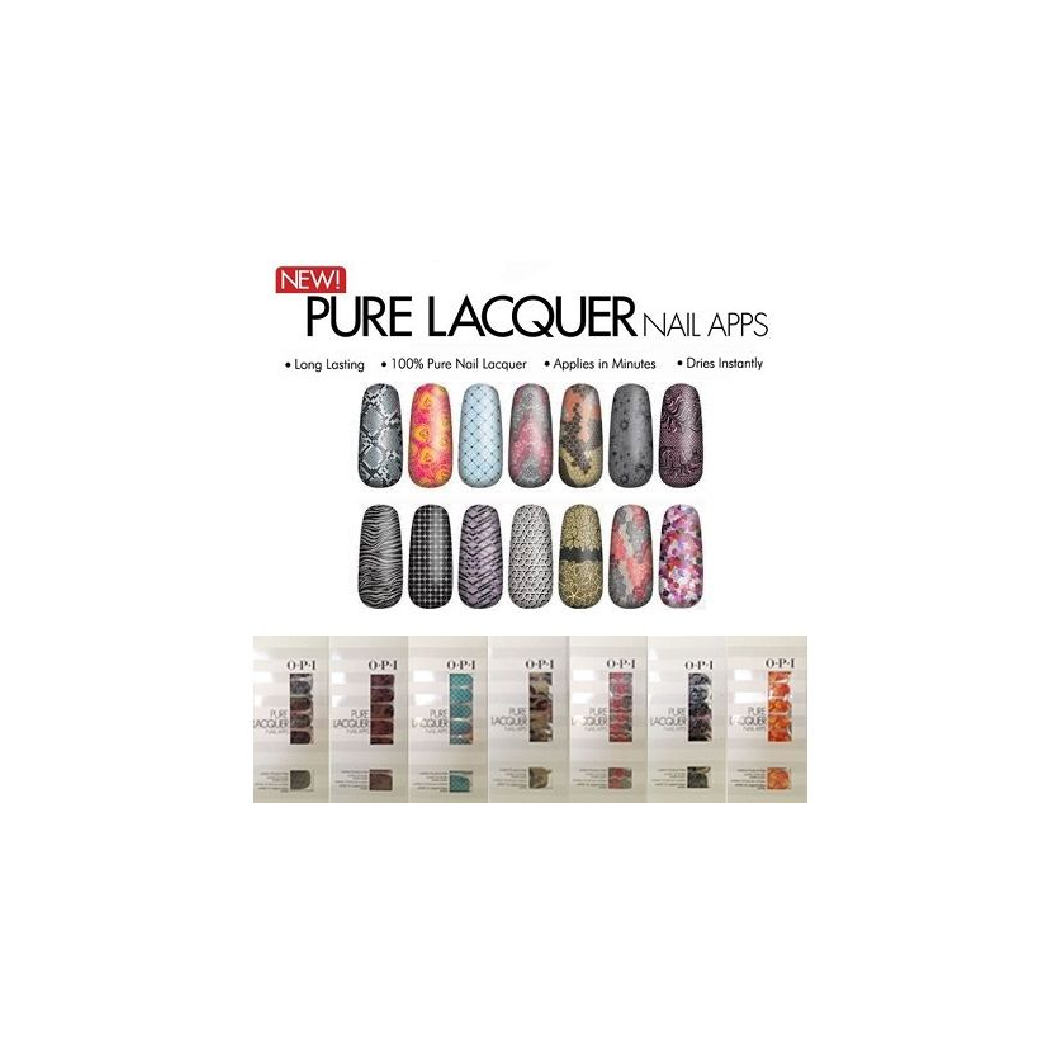 O.P.I PURE LACQUER NAIL APPS - ASSORTED x 100